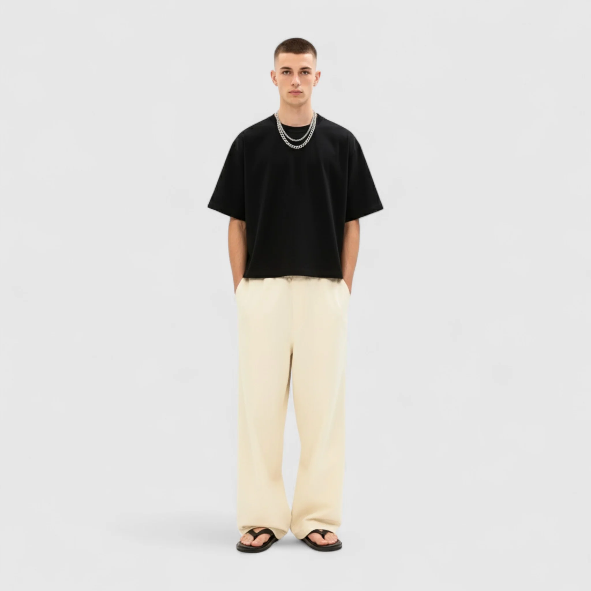 Black Essential Tee - Image 3